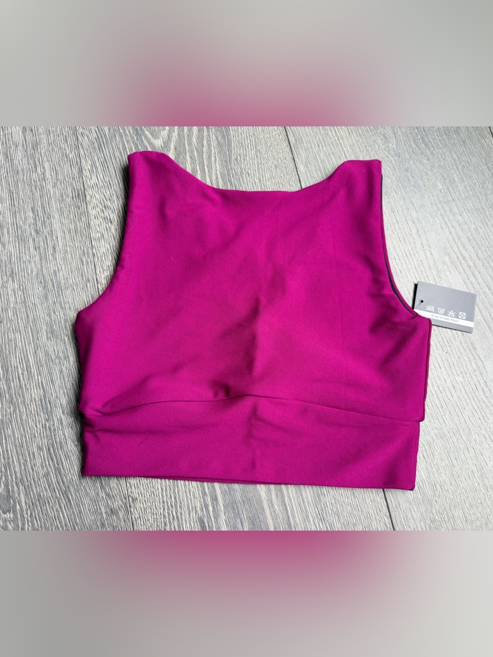 Exotica ExoticAthletica Performance Reversible Comfort Crop Top in Purple